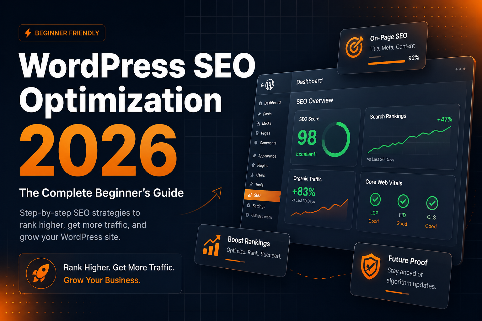 WordPress SEO Optimization 2026: The Complete Beginner’s Guide